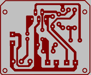PCB Power TDA 2003 Layout Mono amplifier