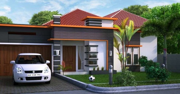 Contoh rumah minimalis type 70 satu lantai