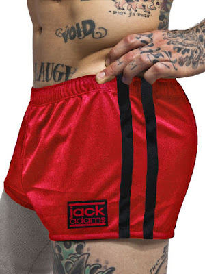 jackadams Union Shorts Red-Black Detail Cool4guys
