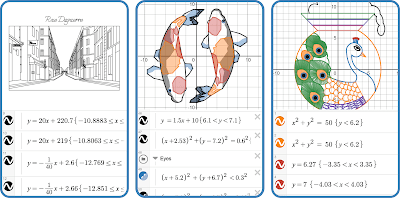 While you're stuck at home with your own teenagers because of COVID-19 social distancing, or have been given the monumental task of teaching your math students remotely, what better way to engage than with a little math and art? Desmos has extended the deadline of their Global Math Art Contest to April 20, 2020 so that more students can participate. In this post are quick links, tutorials and example to get going on graphing with Desmos today.