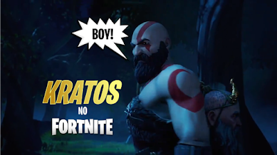 Kratos no Fortnite