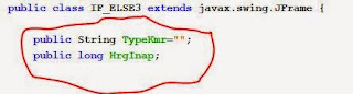 Program Java IF-ELSE dengan Java netbeans GUI