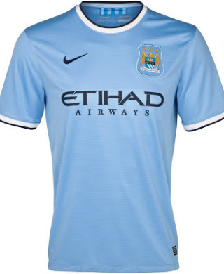 Nike Resmi Pamerkan Jersey Baru Manchester City Musim 2013-2014