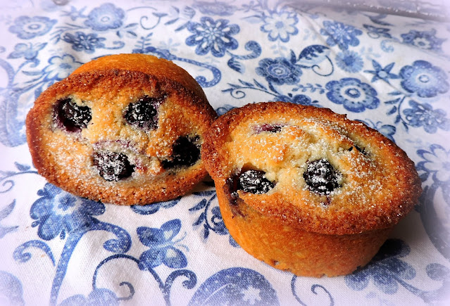 Blueberry, Lime & Coconut Friands