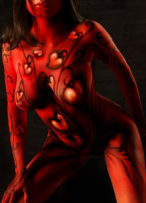 women body painting