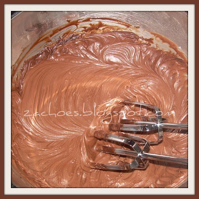 Aku.Zack Cakery: Resepi Whipped Chocolate Ganache (Coklat 