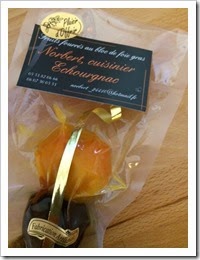 Fruit en foie gras