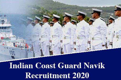 Indian Coast Gaurd Navik (DB) Recruitment 2020 for 50 Navik 10th Entry