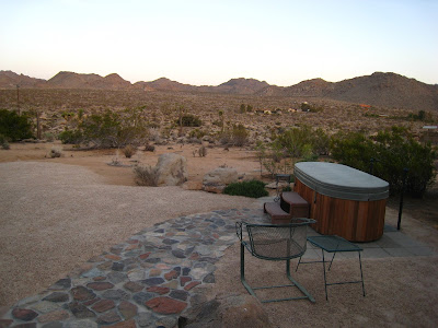 Hot Tub at Rock Haven Cabin Joshua Tree National Park California