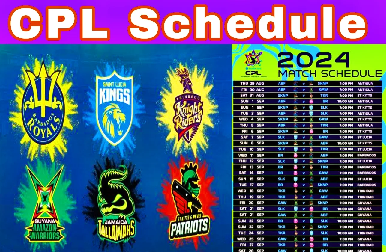 Caribbean Premier League CPL Schedule