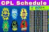 CPL Full Schedule Caribbean Premier League 2024 Season 12