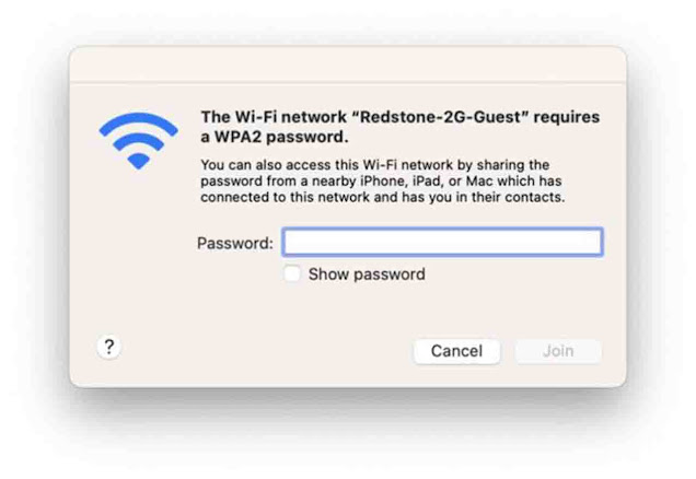 get shared wifi password mac 1