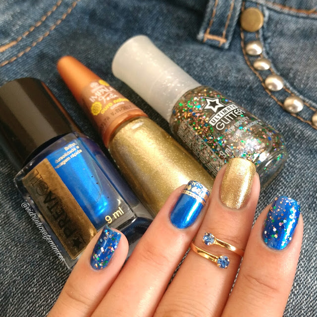 esmalte preta gil azul preferido unhas de cleópatra