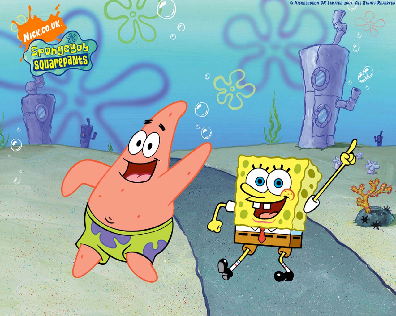 Spongebob and Patrick. This entry was posted on