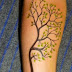 Amazing Spring Tree Tattoos on Men Hand