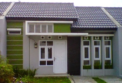 Contoh Kombinasi Cat Rumah Minimalis Warna Hijau