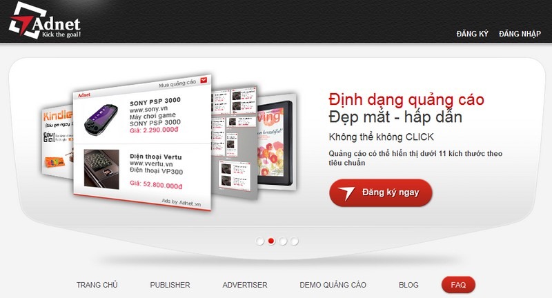 make money online Adnet - mạng lưới quảng cáo kiếm tiền trực tuyến