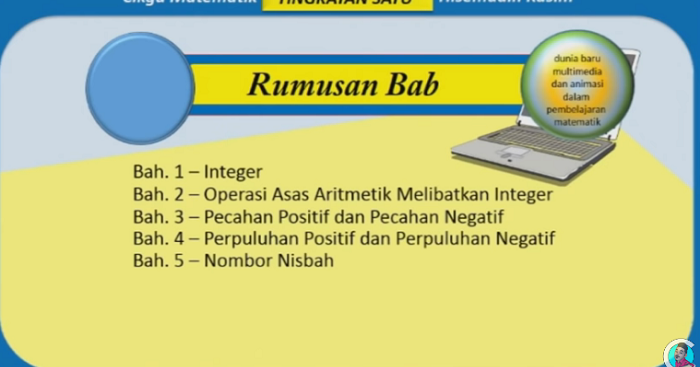 Nota Matematik Tingkatan 1 Bab 1 Online Video Pendidikanmalaysia Com