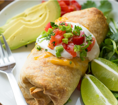 CHICKEN CHIMICHANGAS #dinnerfood