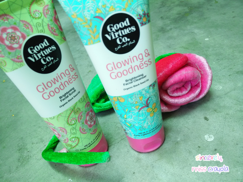 Good Virtues Co. Facial Scrub and Facial Cleanser