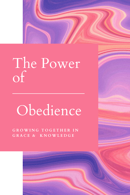 God provides for our obedience and gives gives us power through the Holy Spirit to do great things for God through our obedience.