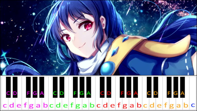 Starry Mountain of Tenma - Iizunamaru Megumu's Theme (Touhou 18) Piano / Keyboard Easy Letter Notes for Beginners