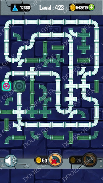  Plumber 3: Plumber Pipes Connect Level 423 Solution, Cheats, Walkthrough for android, iphone, ipad and ipod