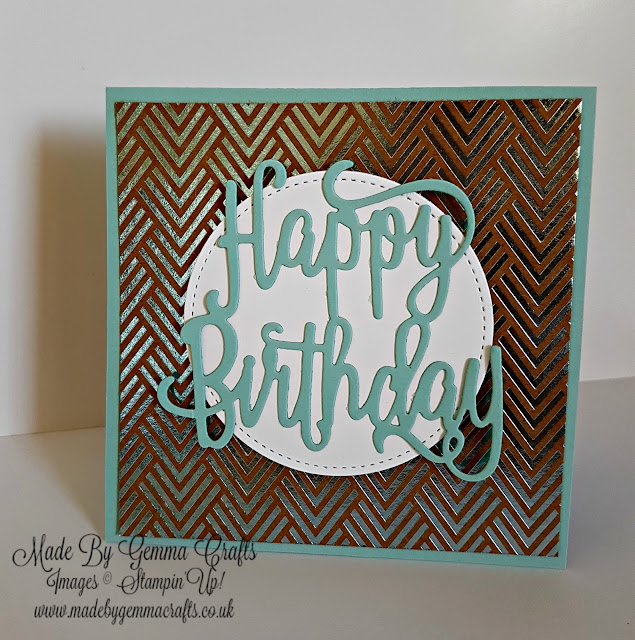 Stampin'Up! Happy Birthday Gorgeous  MadeByGemmaCrafts