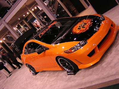 Eclipse Honda Orange Car