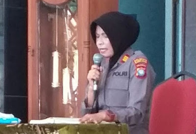 Memperingati Maulid Nabi, Kapolsek Sei Beduk Melantunkan Ayat Suci