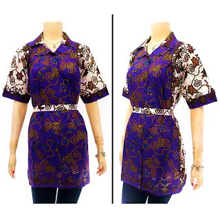 Model Baju Blouse Batik Modern Terbaru 2013