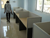 Custom Furniture Semarang - Straight Cubicle Workstation