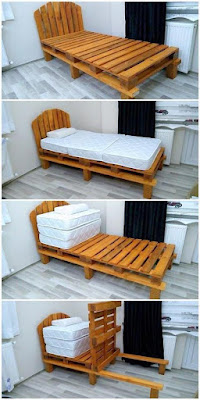 Camas hechas con pallets de madera