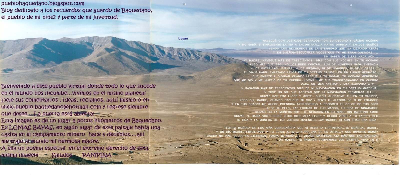 PUEBLO BAQUEDANO - (BAQUEDANO, PUEBLO NORTINO)