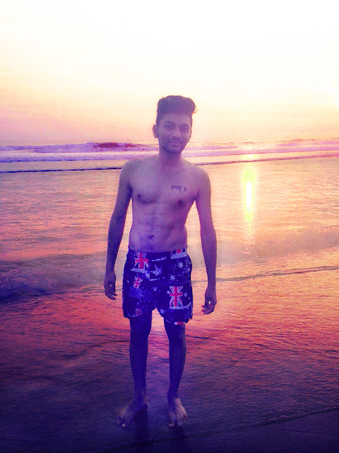 Wanderlust Sunset at Beach Sand-d Singh