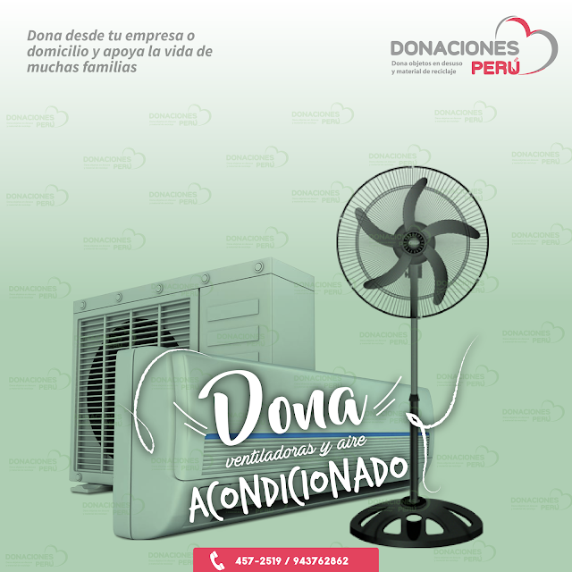 Dona ventiladoras - Dona aire acondicionado - Dona Ventilador - Donar - Donalo