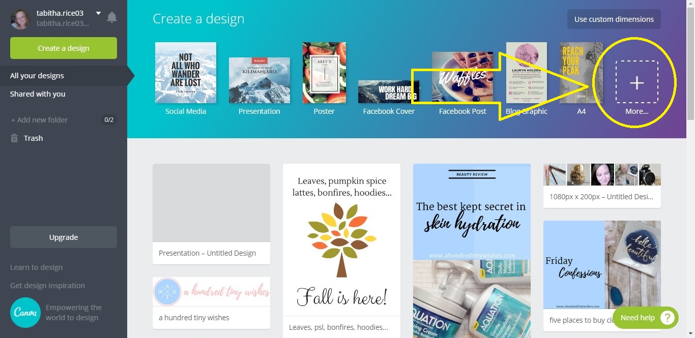 how to create a printable with canva