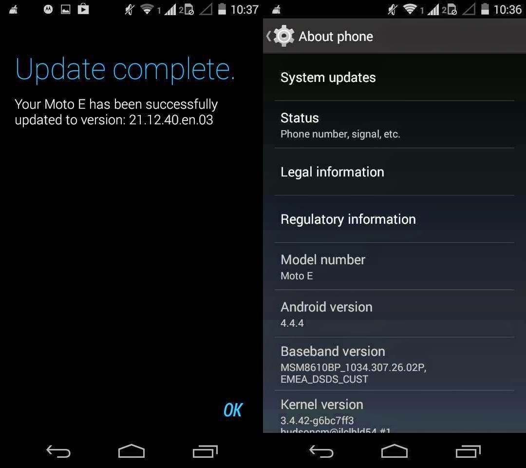 Update The Software Program Moto X 1st Technology Motorola