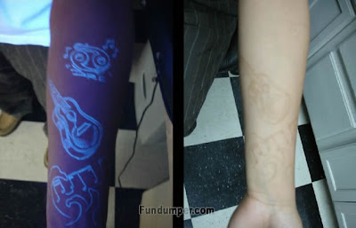 Gambar Tatto on Gambar Aneh Dan Unik  Tatto Unik Dari Sinar Ultraviolet