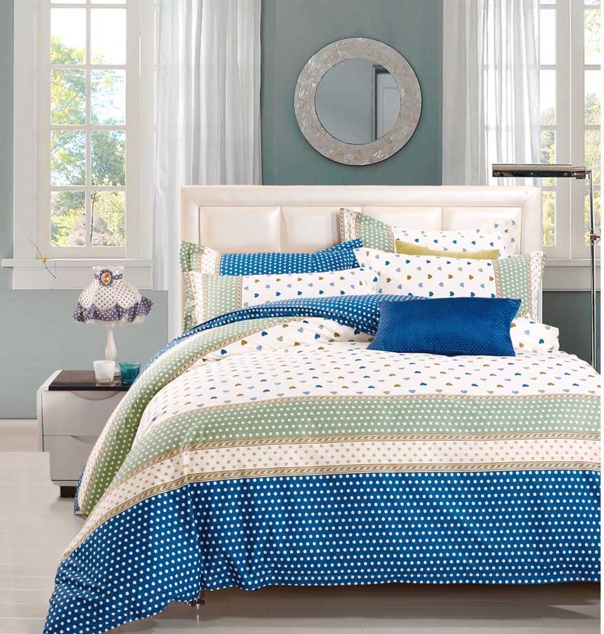 Sprei Jepang Motif Salur Biru