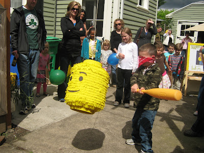 Birthday Party Ideas  Year  Boys on Once All The Kids Got A Turn  It Was Time To Bust That Bad Boy Open