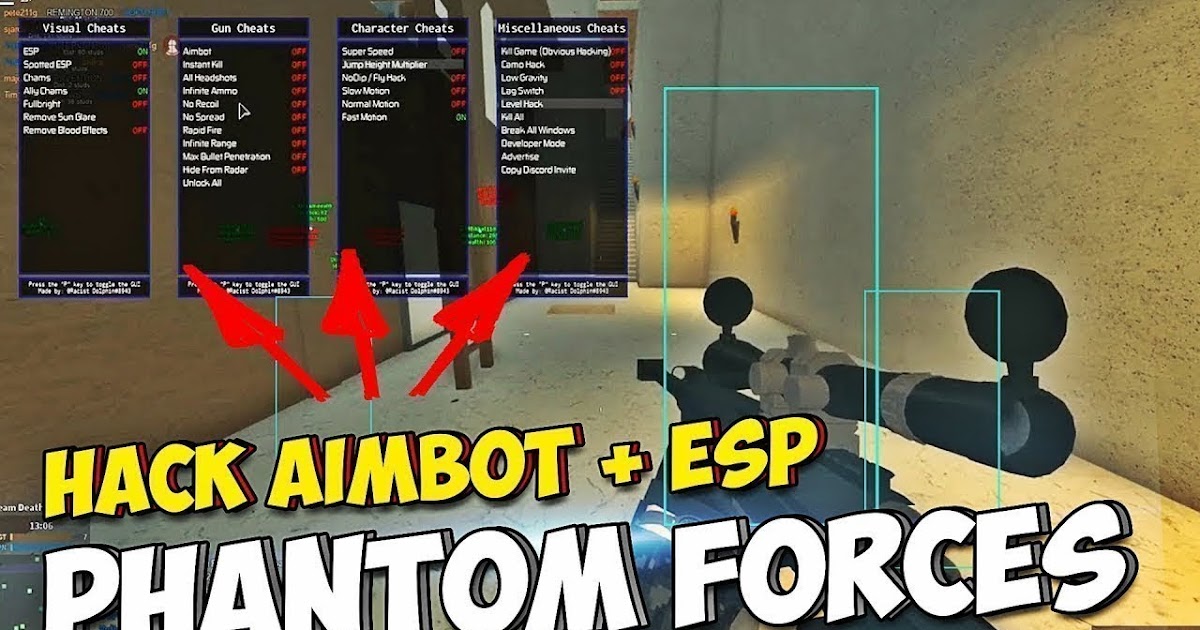 Phantom Forces Gui - how to aimbot in roblox phantom forces