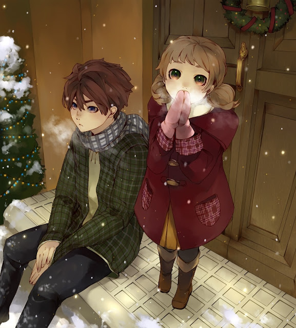 anime xmas,anime Christmas,anime wallpaper