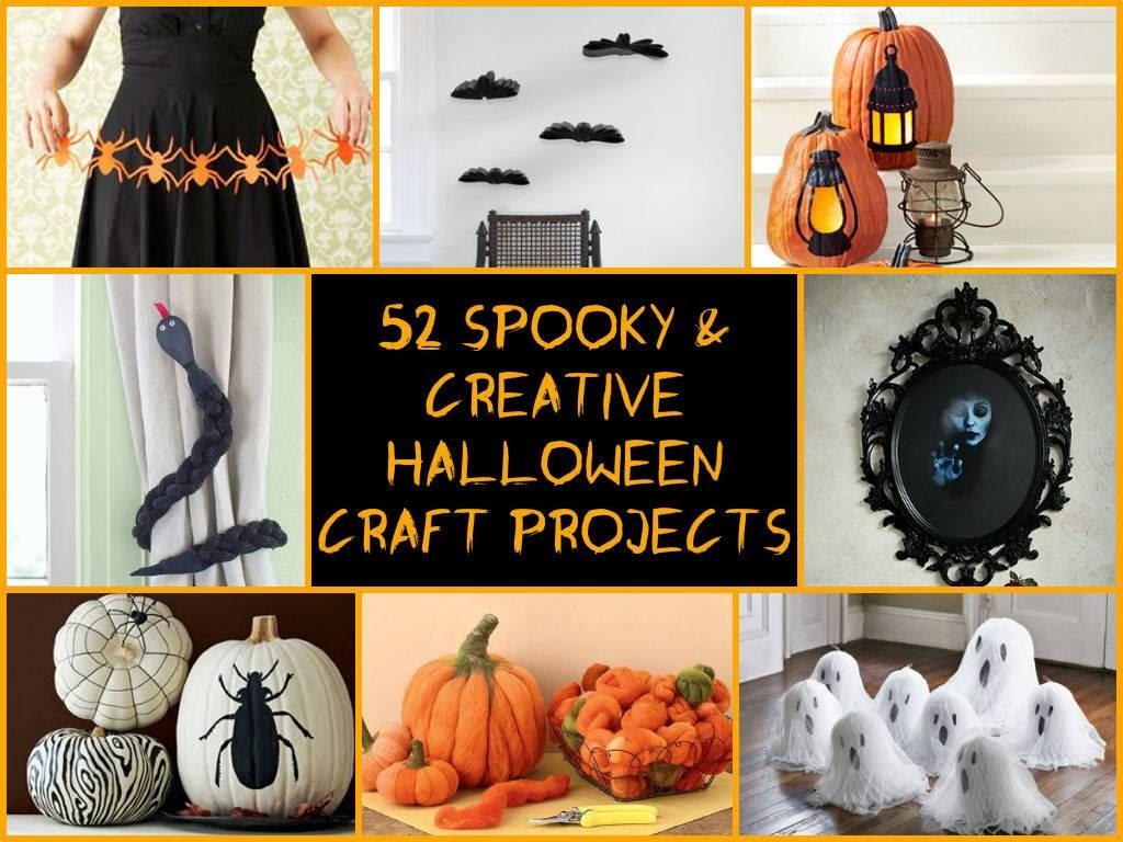 52 Spooky Creative Halloween  Craft  Projects  Creative Ideas 