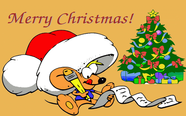 Merry Christmas 2013 HD Wallpapers and Images. Santa mouse