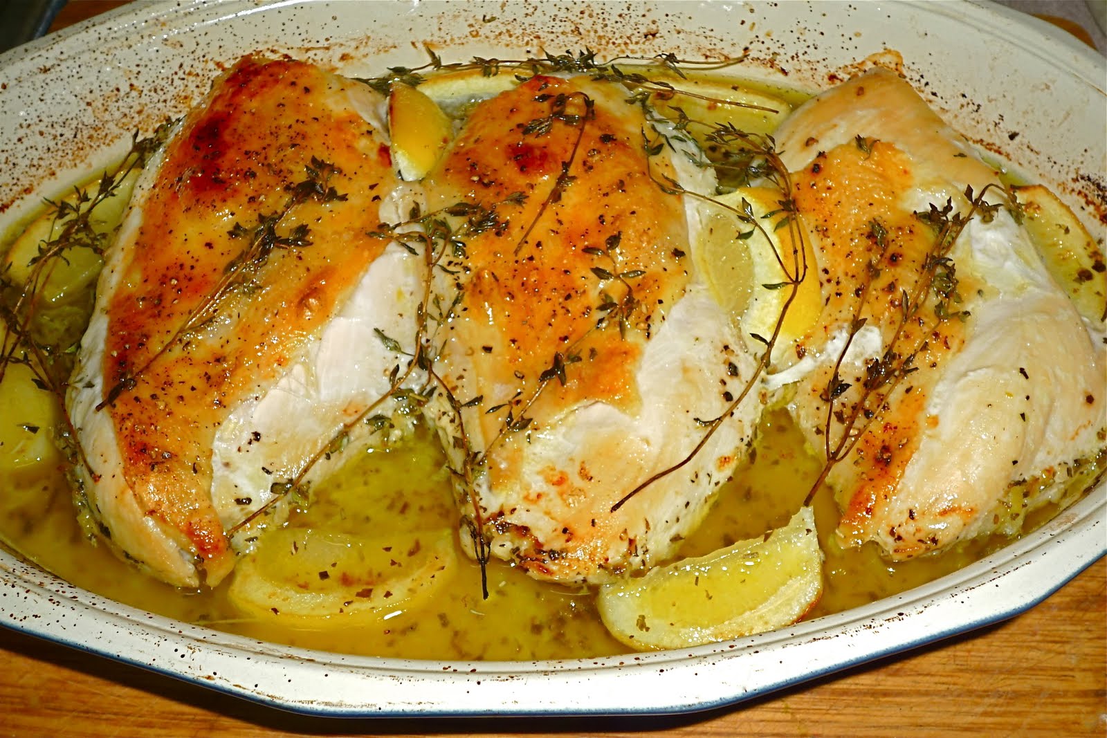 The Weekend Gourmet My New Favorite Chicken Recipe Lemon Thyme in roast chicken recipe ina garten for Inspire