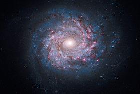 Une galaxie vue de face, capturée par Hubble en octobre 2010.