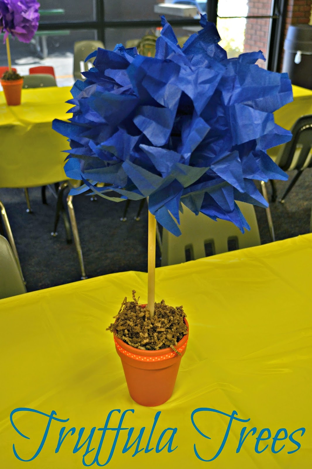 Lorax Birthday  Party  Truffula Tree  Centerpieces DIY 