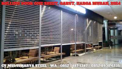 GAMBAR, DAFTAR, HARGA, ROLLING DOOR ONE SHEET, SOLID, PER METER, MURAH, TERBARU, GARUT, 2024