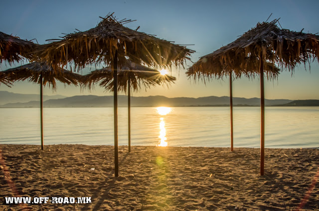 Sunrise scene - Dojran Lake, Macedonia